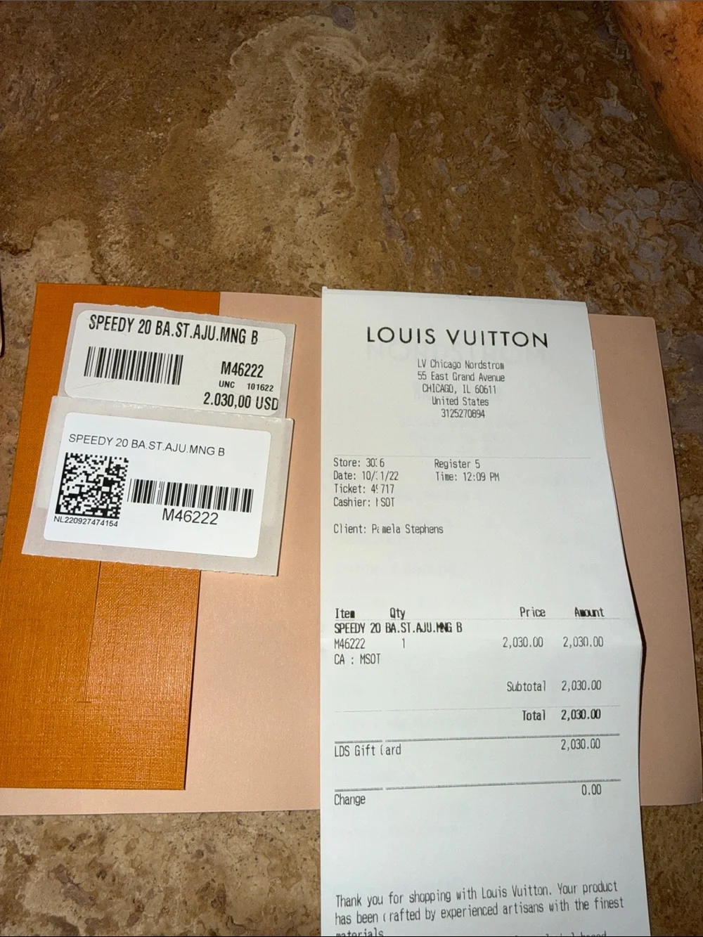 New•Louis Vuitton Jacquard Speedy Bandouliere 20 Shoulder Strap Beige